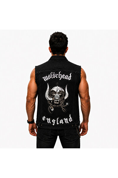 Romee Design Motorhead Black Denim Vest