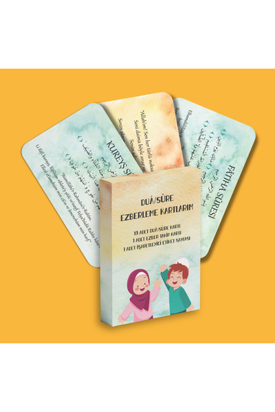 lamel shop Duâ/Sûre Ezberleme Kartlarım / Eğitici kartlar