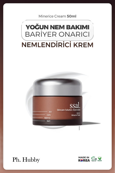 Ph. Hubby Kore Yüz Kremi Pirinç Özü, Seramid & Panthenol İçeren Yoğun Bariyer...