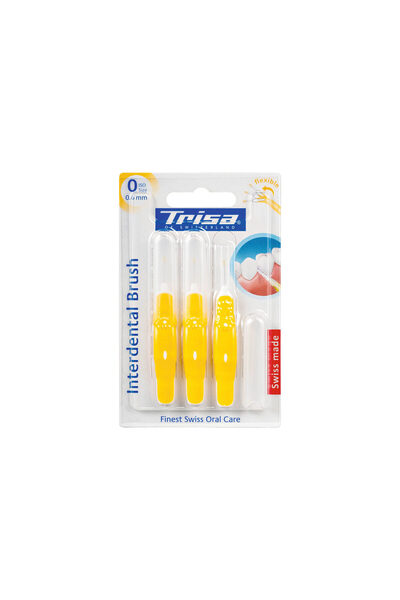 Trisa Periuță interdentară 667927 ISO 0 0.6mm Galbenă