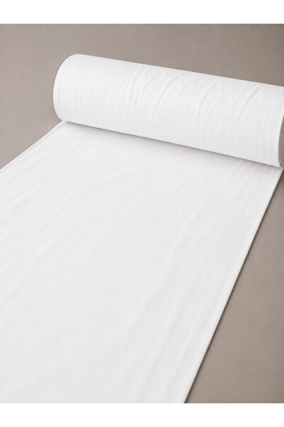 Bebek Özel Bir Metre %100 Pamuklu Poplin Kumaş Beyaz 240 cm Eninde (100X240 cm)