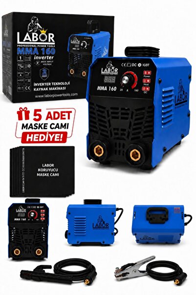 LABOR MMA 160 İnverter Kaynak Makinesi 160A IGBT Dijital Göstergeli Elektrod ...