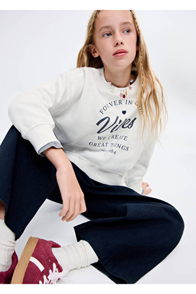 MANGO Kids Hanorac din bumbac cu model