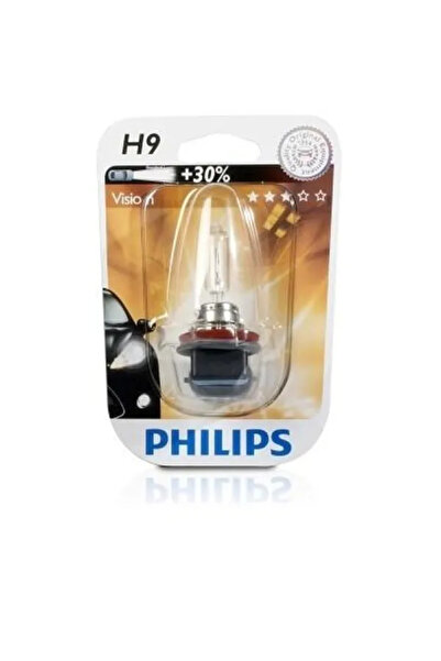 Philips Bec auto cu halogen Vision +30% H9 65W 12V 12361B1
