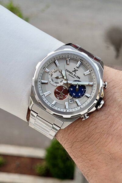 Daniel Klein Kadranı Gri Kordonu Silver Renk Fonksiyonları Aktif 24 Ay Garant...