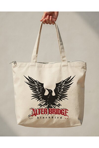 buzagi tasarım ürünleri Alter Bridge Zippered Lined Gusseted Canvas Bag 35 X ...