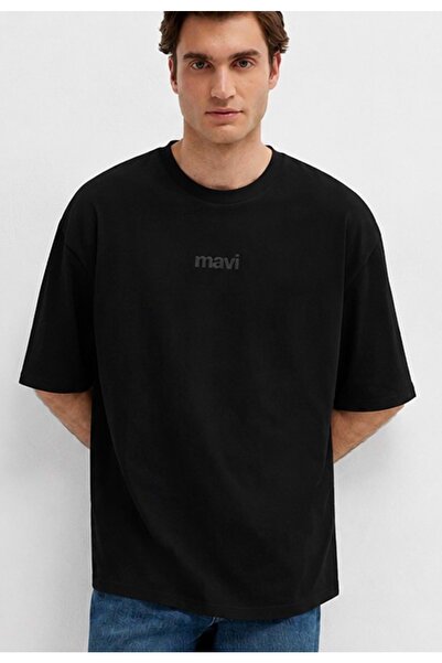 Mavi M0613553 Printed T-Shirt Men's T-Shirt Black