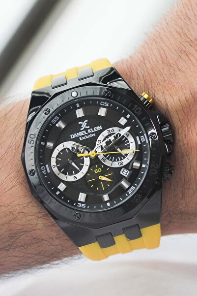 Daniel Klein DK267709 ساعة يد رجالية بسوار سيليكون