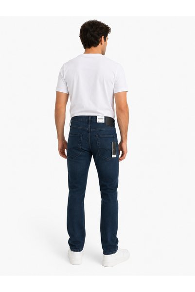 Jack & Jones Blugi pentru Bărbați Mike JJORIGINAL MF 775 Albastru din Bumbac si Elastan