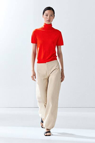 Massimo Dutti Balıkçı yaka triko kazak