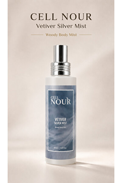 CELLNOUR Cell Nour Vetiver Silver Mist - Woody Body Mist - Özel Vücut Spreyi