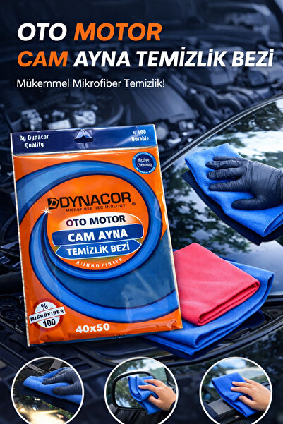 jantistore Sihirli İz Bırakmaz Mikrofiber Cam-Ayna Yüzey Bezi 40x50