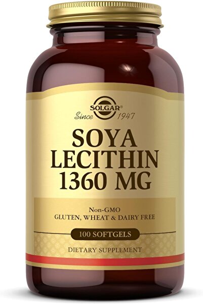 Solgar Lecithin, 1360 mg, 100 Softgels, Immune System Support