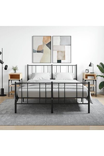 Concept Noptiere, 2 buc., stejar sonoma, 35x34,5x70 cm, lemn compozit
