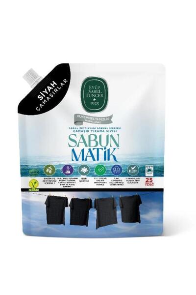 Eyüp Sabri Tuncer Doğal Zeytinyağlı Çamaşır Yıkama Sıvısı Siyahlar 1,5 lt