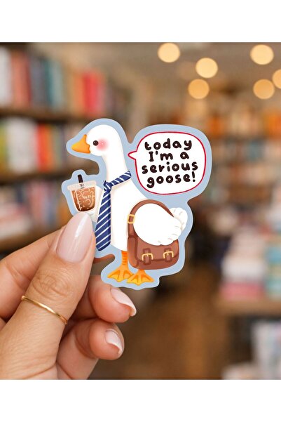 Flurina Studio Tekli Sticker - Serious Goose