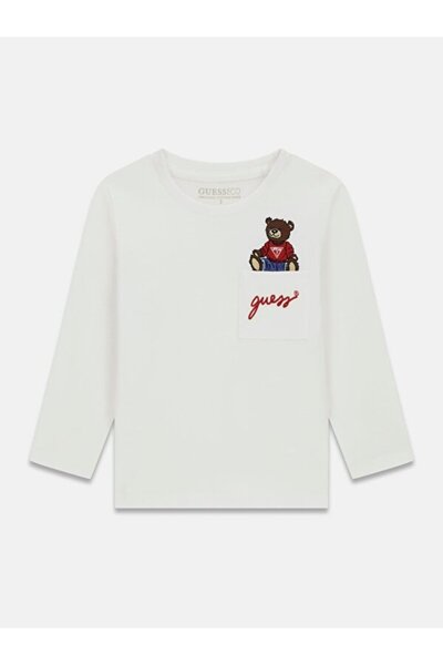 Guess Ls T-Shirt Αγορίστικο T-Shirt με κανονική εφαρμογή