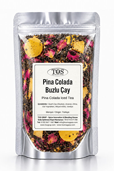 TOS The Organic Spices Pina Colada Buzlu Çay 40 gr (1. Kalite) Pina Colada Ic...