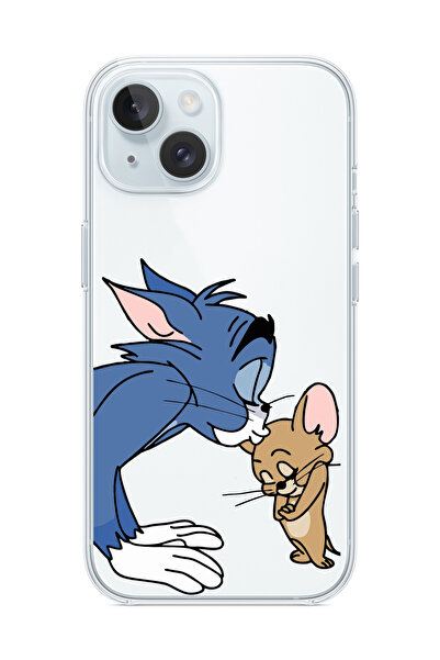 3GEN CASE iPhone 13/iPhone 14 Uyumlu Desenli Şeffaf Silikon Kılıf