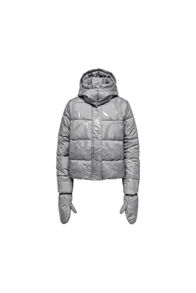 ONLY Geacă neagră pentru femei Onlmercedes Aop Puffer Life Otw 15326045