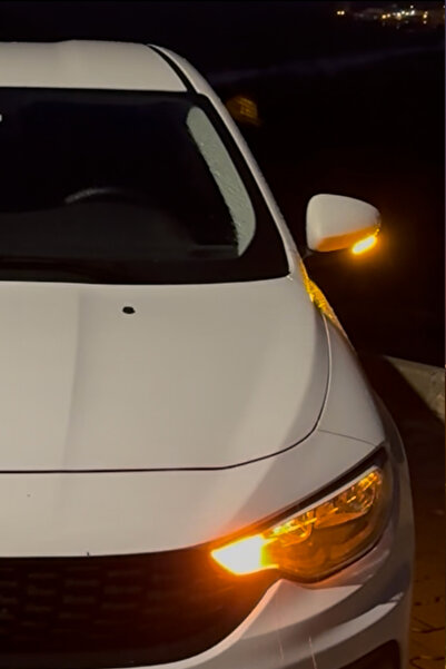 Fiat Egea (2015-2017) LED Sinyalli Ayna Kapağı (Sağ-Sol Takım) Standart Seri