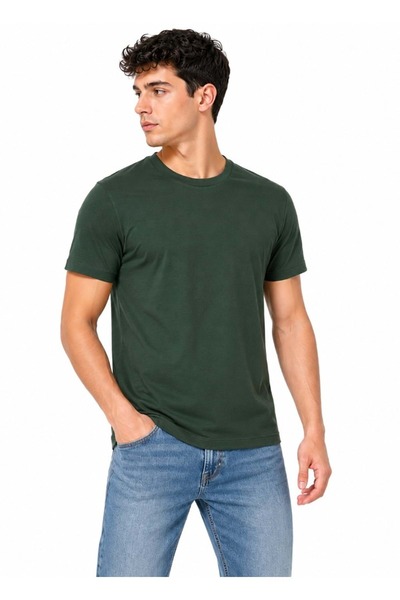 Mavi M065574 Βασικό T-Shirt Ανδρικό T-Shirt ΠΡΑΣΙΝΟ