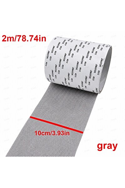 Choice1 10cmx2m grey 5/10cm Width Window Mosquito Net Repair Tape Self-Adhesi...