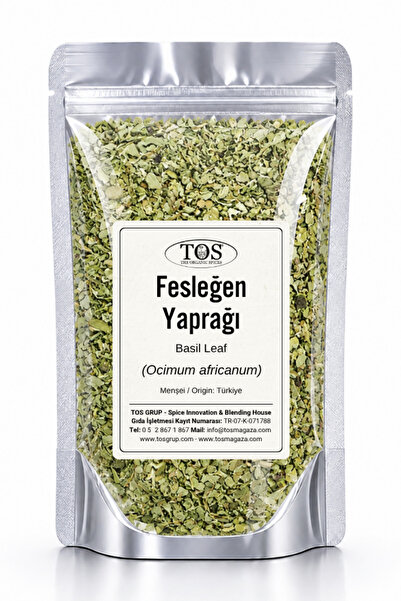 TOS The Organic Spices Fesleğen Yaprağı 50 gr (1. KALİTE) Ocimum Africanum / ...