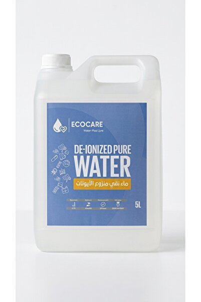 Eco Care Eco Water Pure Deionized Water 5L - Pure Deionized/Distilled Water 5...