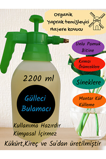 İlkadım Botanik Organik Yaprak Temizleyici Haşere Kovucu (Unlu Pamuk Biti Sin...