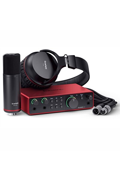 Focusrite Scarlett 2i2 Studio Gen 4 Kayıt Paketi MOSC0040