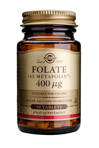 Solgar Folate 400ug 50tb (ca Metafolin)