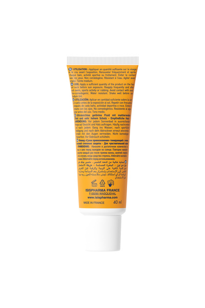 ISISPHARMA Uveblock SPF50+ Dry Touch Orta Ton Renkli Güneş Kremi 40ml