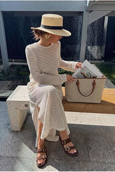 Bambi Kahve Süet Kadın Terlik K04824252572