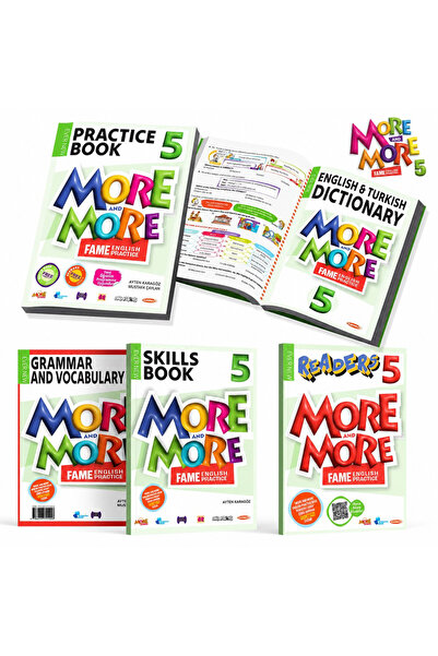 More & More 5 MORE&MORE PRACTICE BOOK & DICTIONARY & SKILLS BOOK & READERS & ...