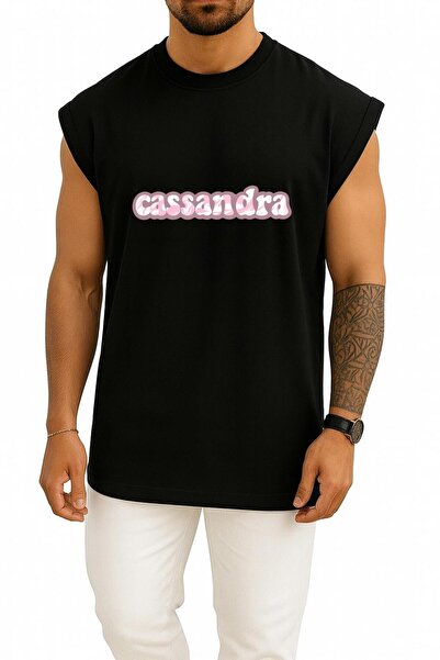 Bahriyeli Collection Oversized Cassandra Foreign Series Chest Printed Athlete