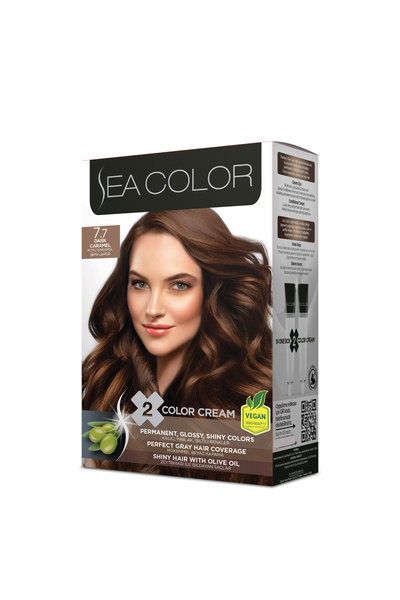Sea Color Set Saç Boyası 7.7 Koyu Karamel