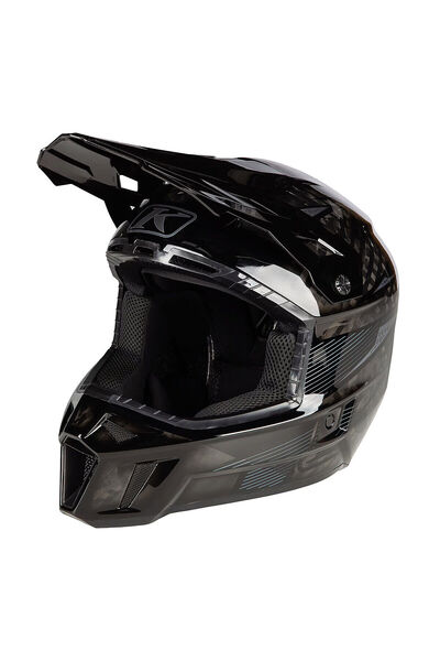 Klim F3 Striker Carbon Pro Cross Motosiklet Kaskı Siyah