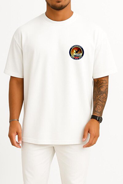 Bahriyeli Collection Oversized Tcg Karaburun P1201 Pocket Design Unisex T-Shirt