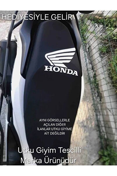 Utku Giyim HONDA PCX,DİO,ACTİVA,SH,XADV UYUMLU SİYAH MOTOSİKLET SELE KILIFI Y...