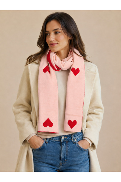 Sebir Moda Special Day Themed Heart Scarf