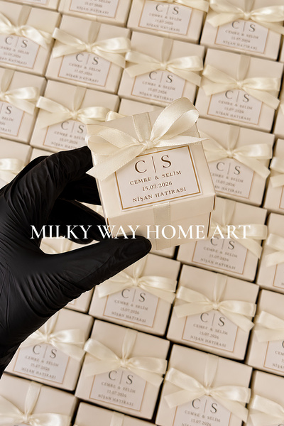 Milky Way Home Art Bubble Boy Mum Hediyelik Kutu | Nikah, Nişan, Söz ve Düğün...