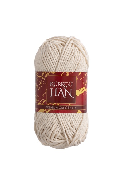 Kürkçü Han Cotton Comfort 100gr Pamuklu Makrome Punch Amigurumi Örgü İpi - Fi...