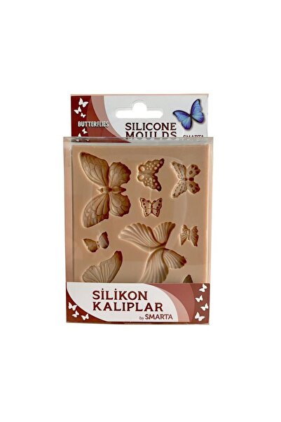 Smarta 100x130x15mm Silikon Kalıp Kelebekler /