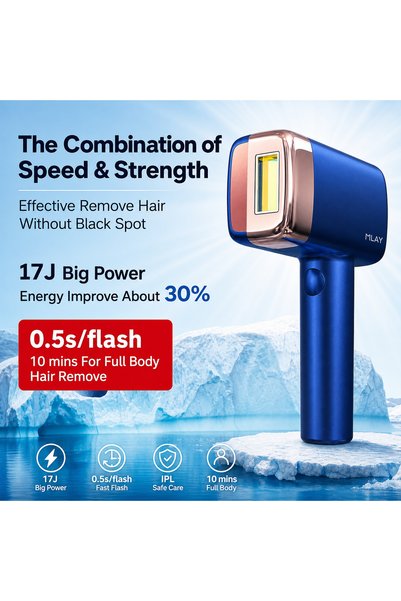 KINSEI BEAUTY T14Laser Hair Removal Device Ice Cold IPL Laser Epilator Automatic Depilador Replaceable HRSRACBK
