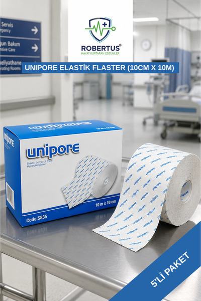 Unipore Hipoalerjenik Elastik Flaster (10m x 10cm) 5'li Paket