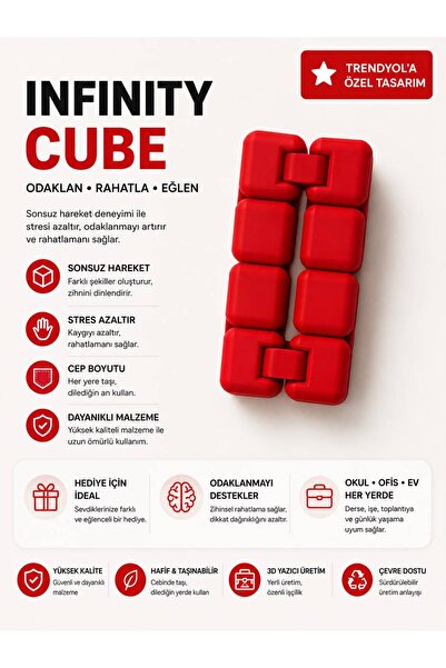 GÖkkuşAltelier Katlanabilir Stres Küpü