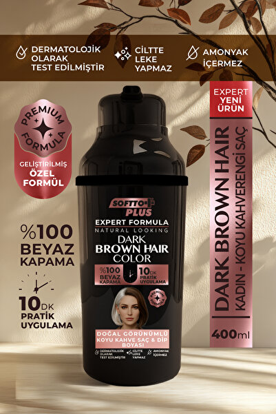 Softto Plus 6 ADET / Expert Woman Dark Brown Hair Color / Koyu Kahve / Kadınl...