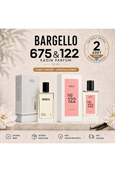 Bargello Kadın & Erkek Parfüm Seti 122 Oriental 675 Fresh 50 ml Edp