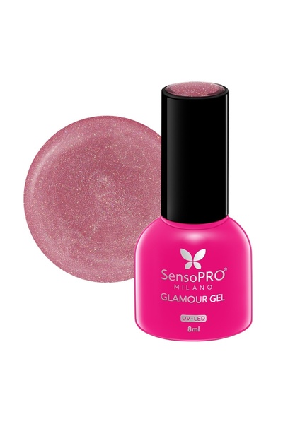 SensoPRO Milano Oja semipermanentă Glamour Gel 8ml, Sweet Addiction #114
